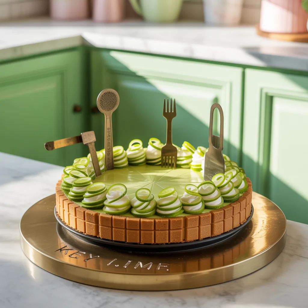 key lime pie fancy decorations