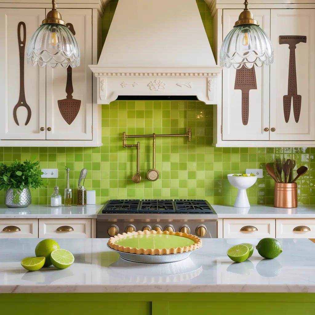 key lime pie fancy decorations