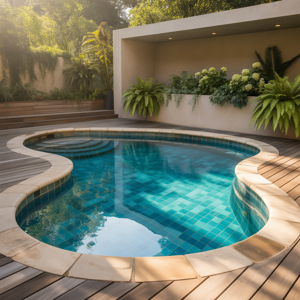 kidney shaped backyard pool ideas