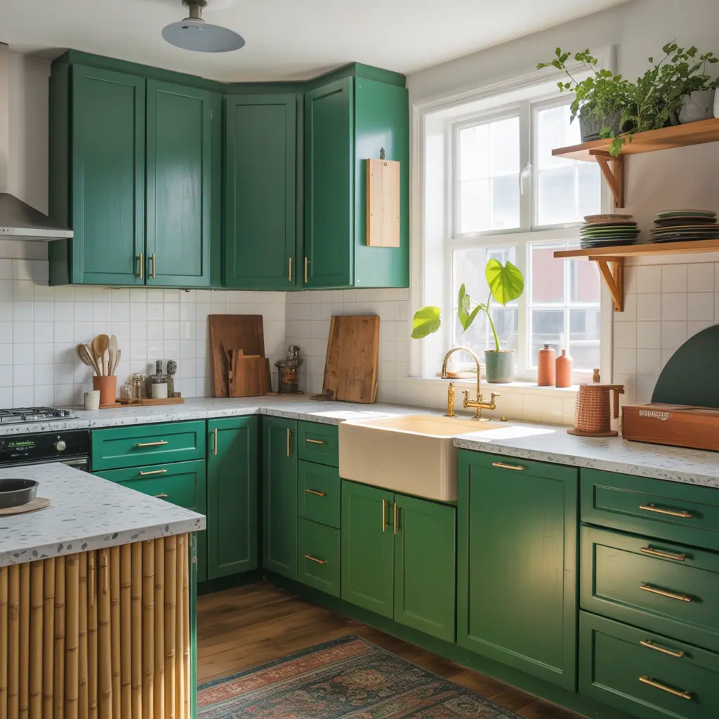 kitchen cabinets green ideas