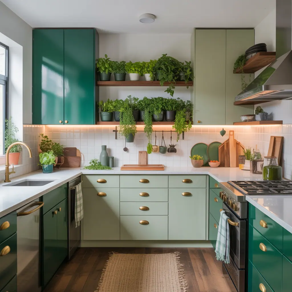 kitchen cabinets green ideas