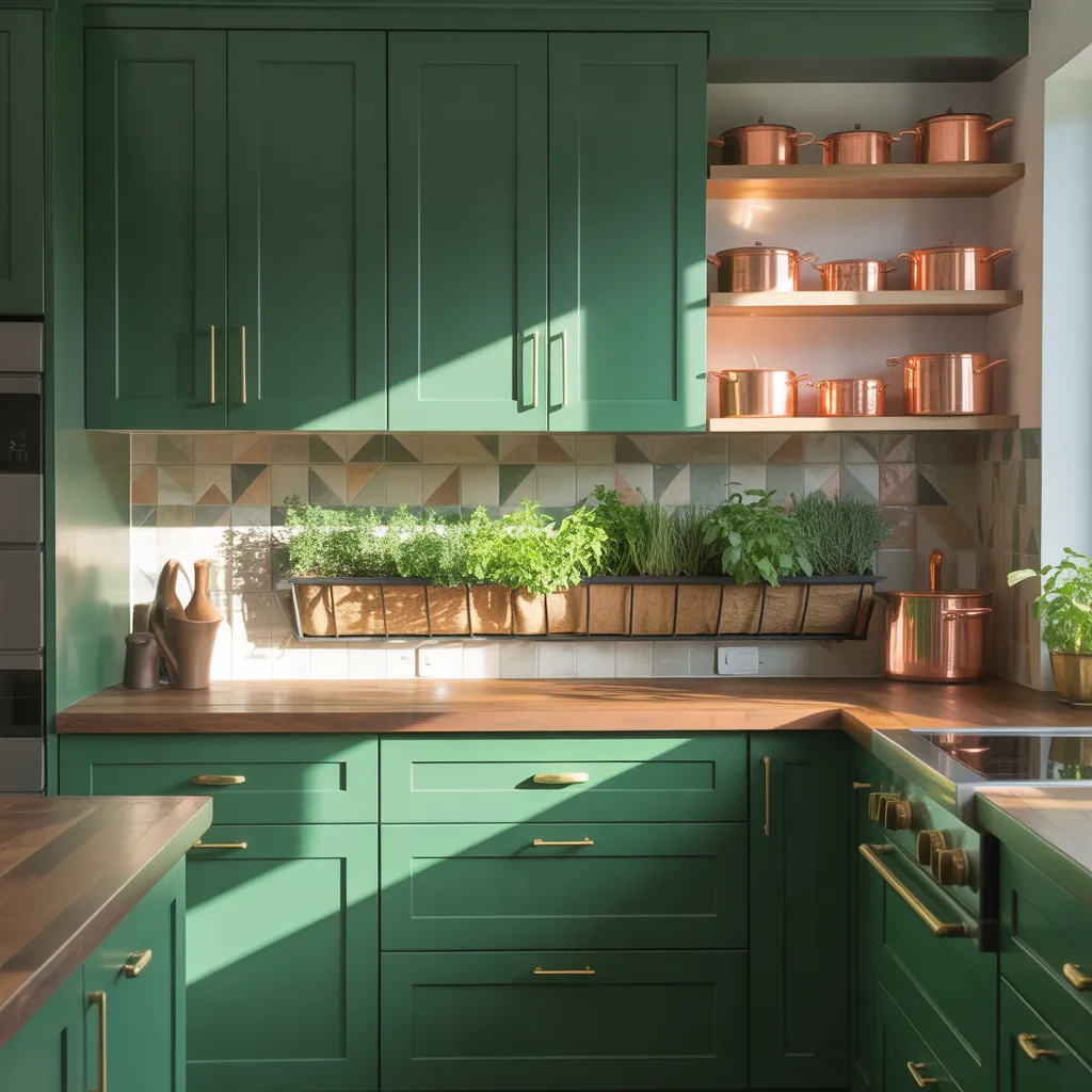 kitchen cabinets green ideas