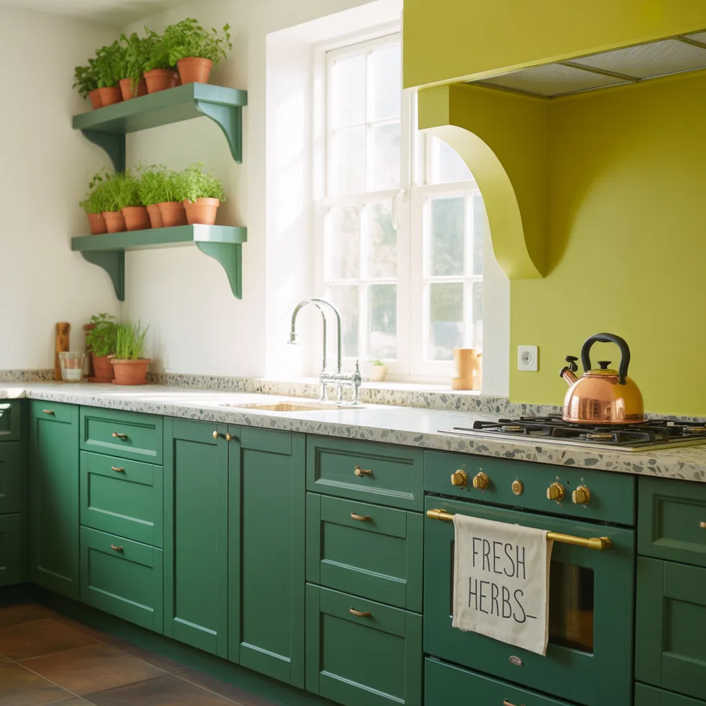 kitchen cabinets green ideas