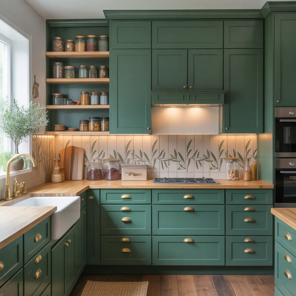 kitchen cabinets green ideas