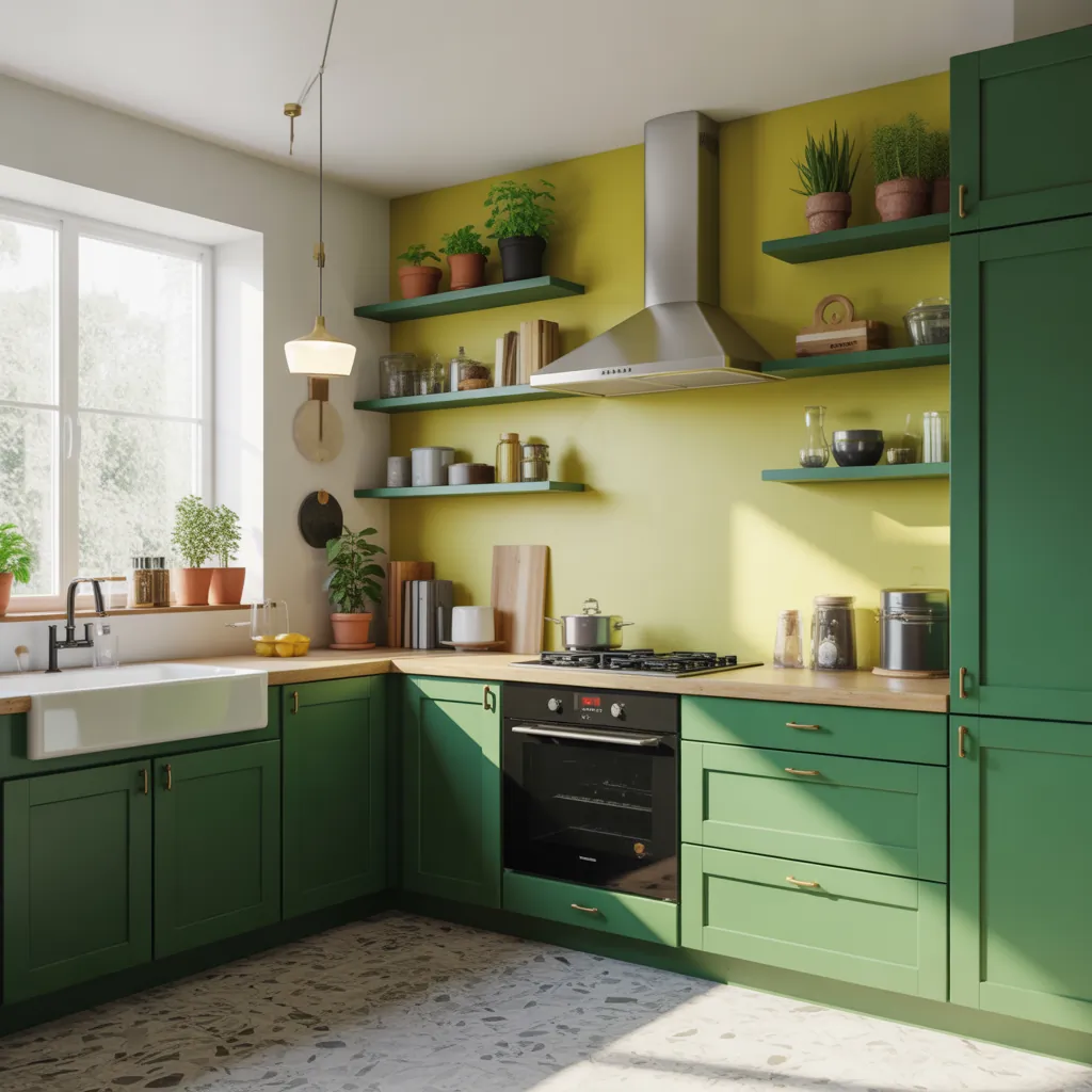 kitchen cabinets green ideas