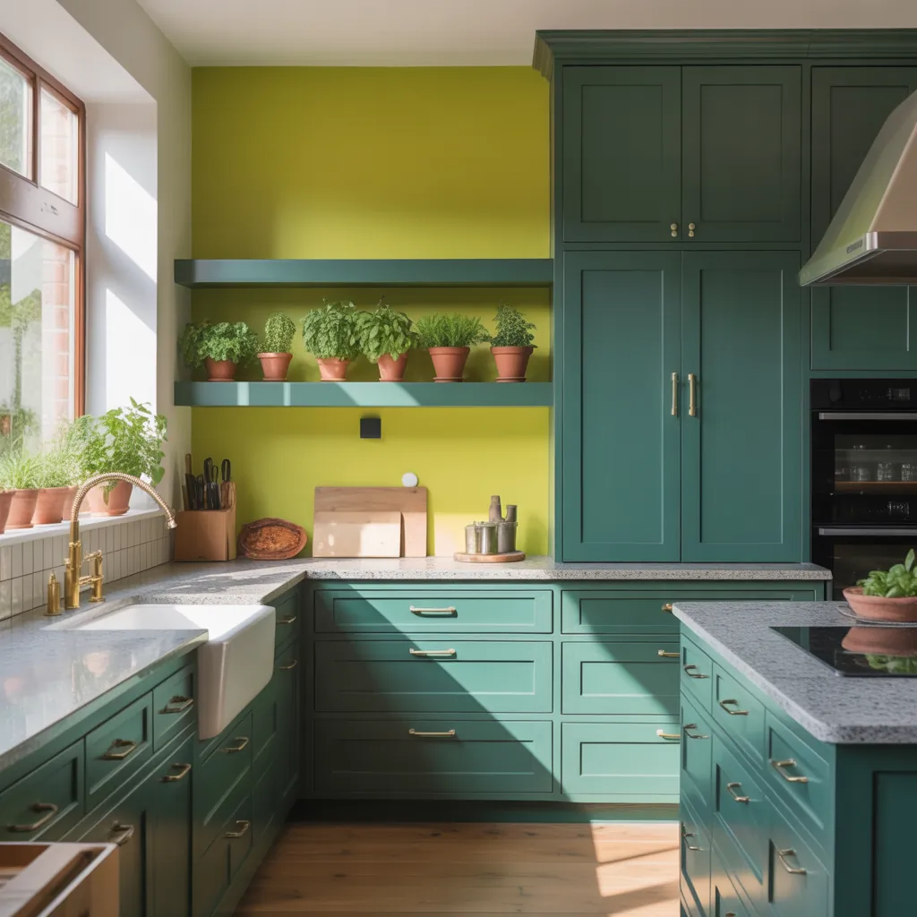 kitchen cabinets green ideas