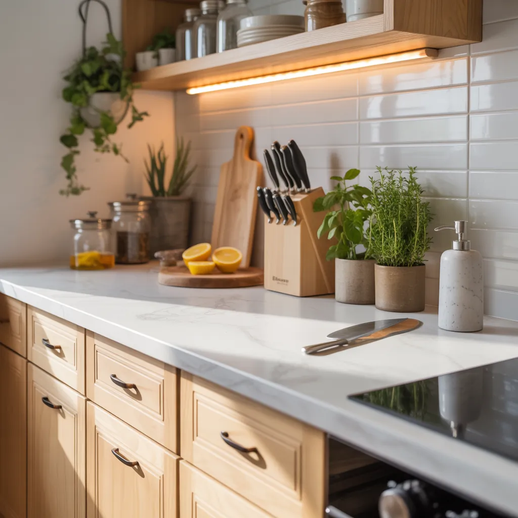 kitchen countertop decor