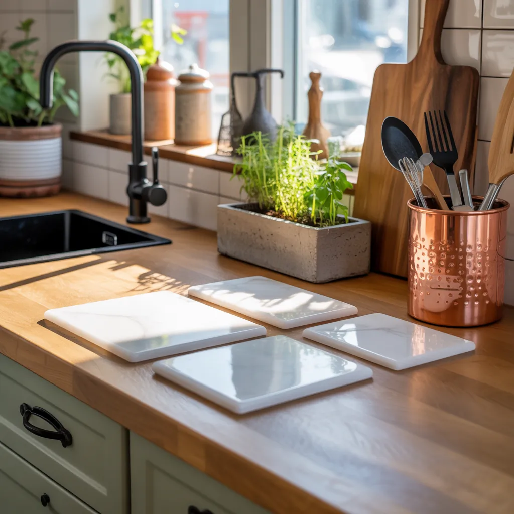 kitchen countertop decor
