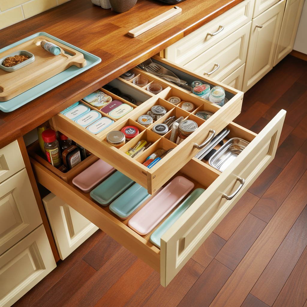 kitchen drawer organization ideas