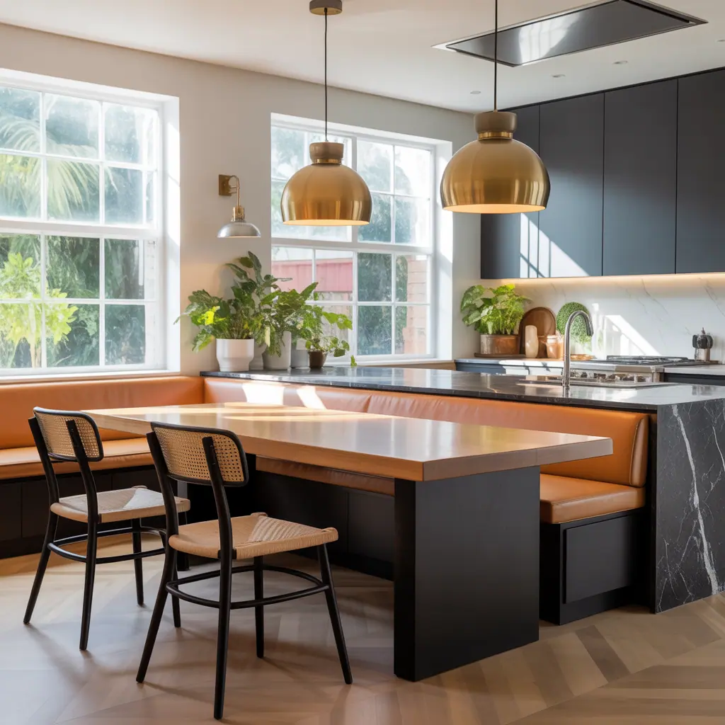 kitchen island dining table combo ideas