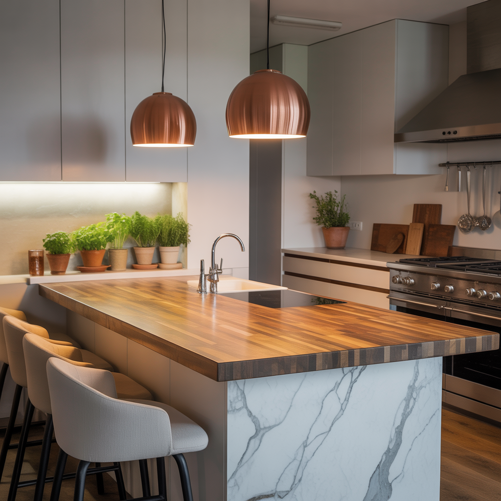 kitchen island dining table combo ideas