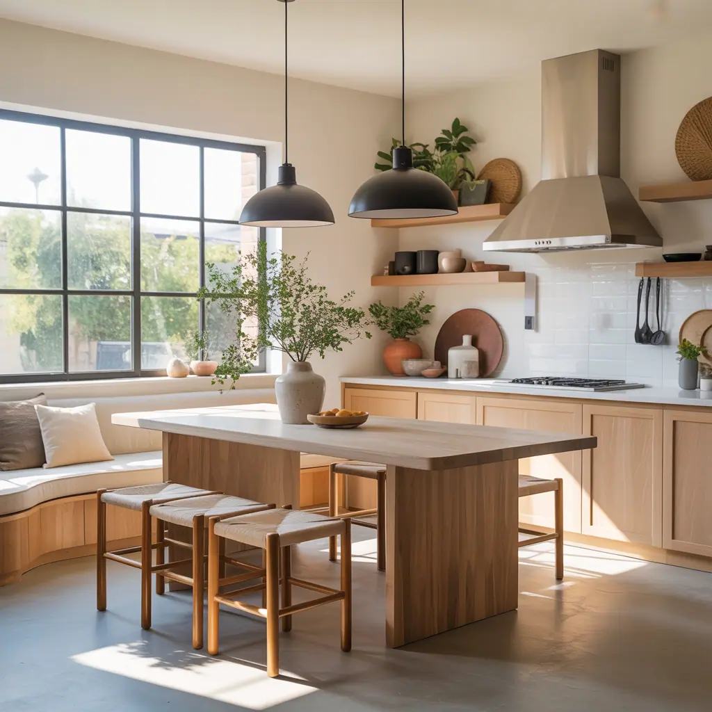 kitchen island dining table combo ideas