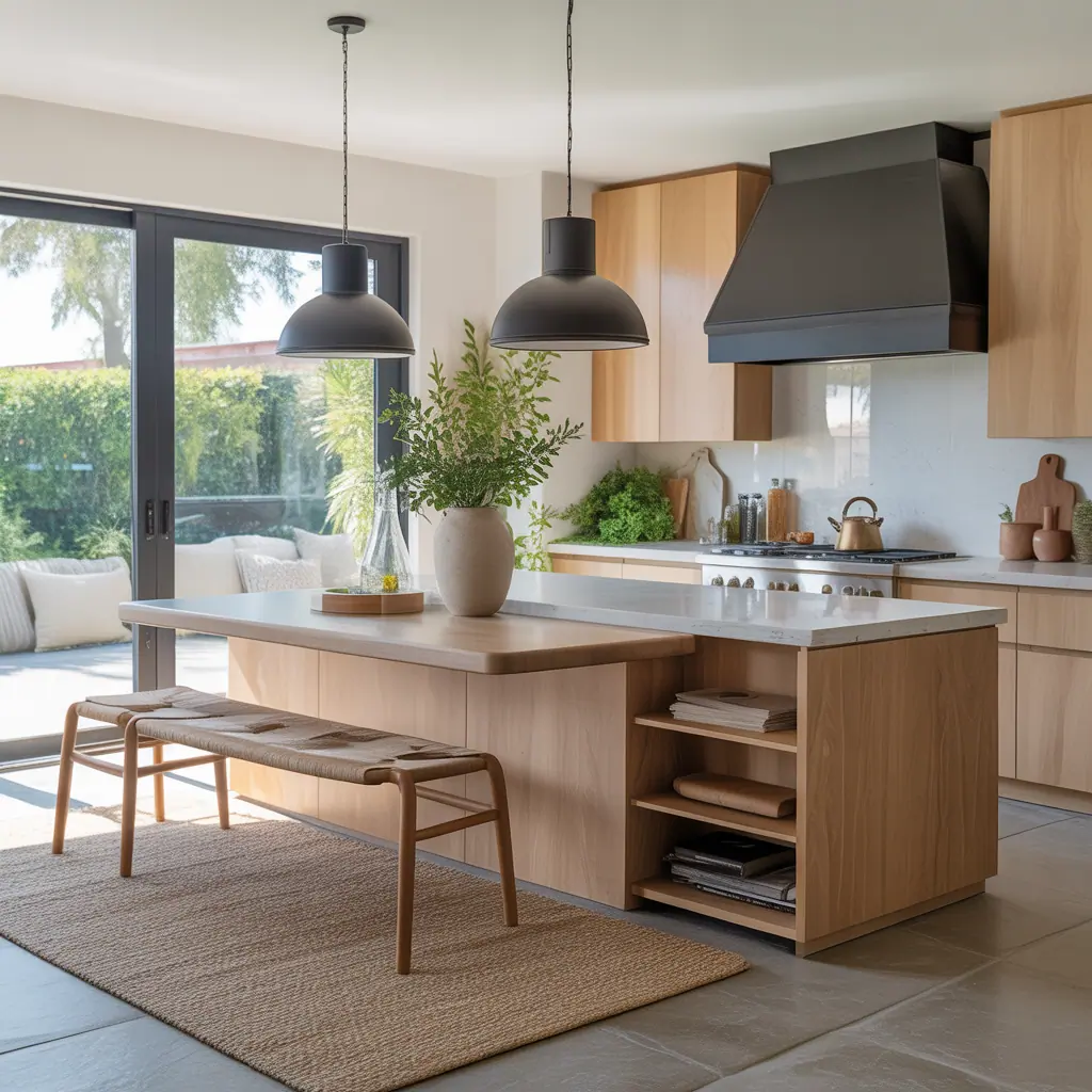 kitchen island dining table combo ideas