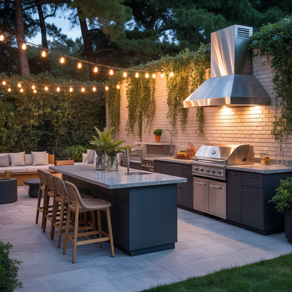 kitchen island outdoor design ideas