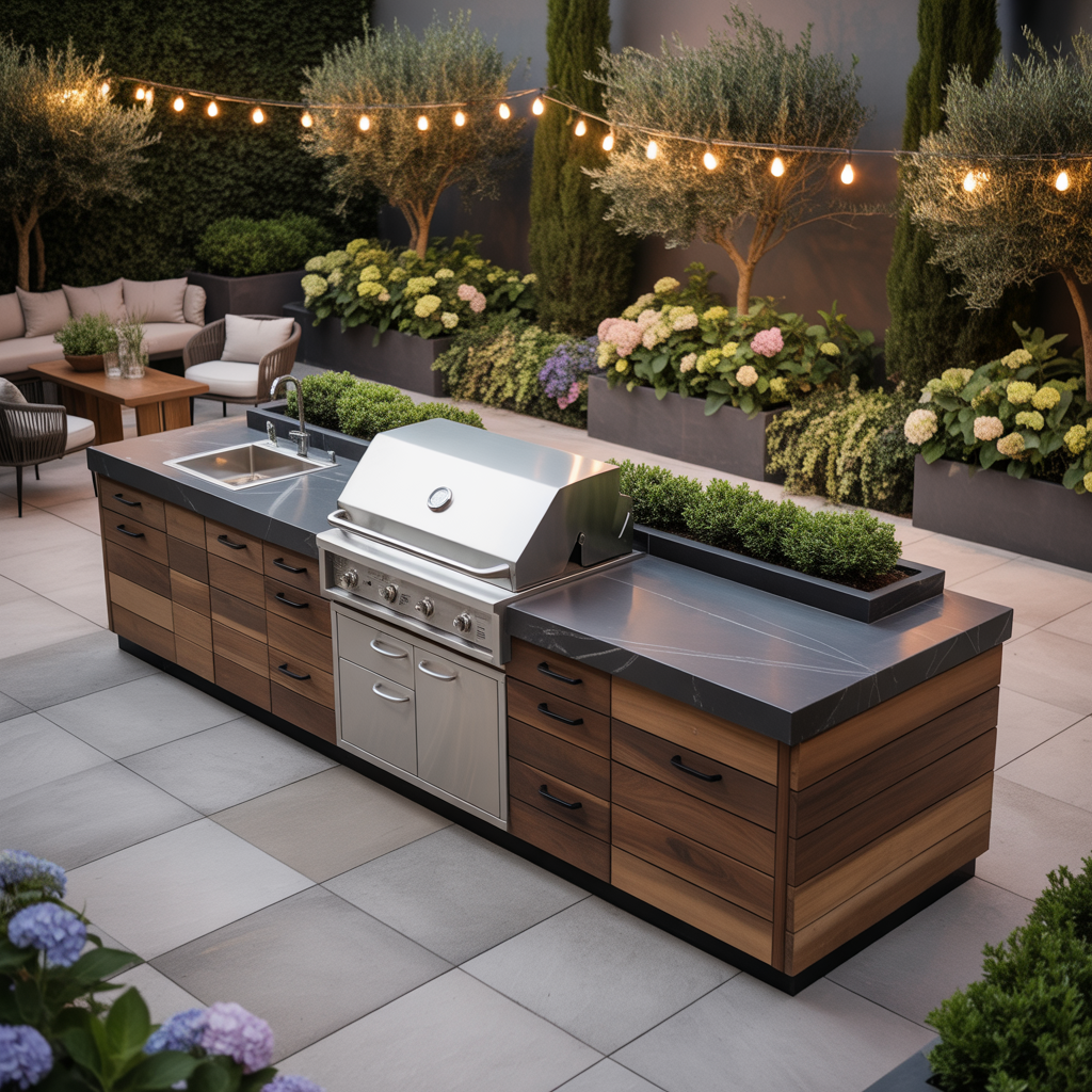 kitchen island outdoor design ideas