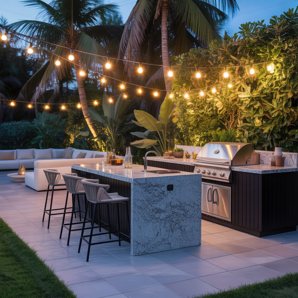kitchen island outdoor design ideas
