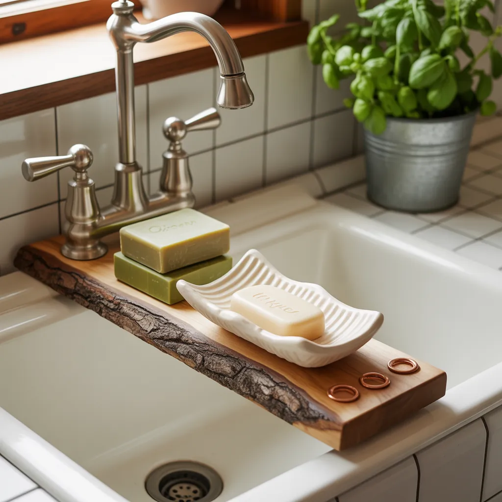 kitchen sink soap tray ideas