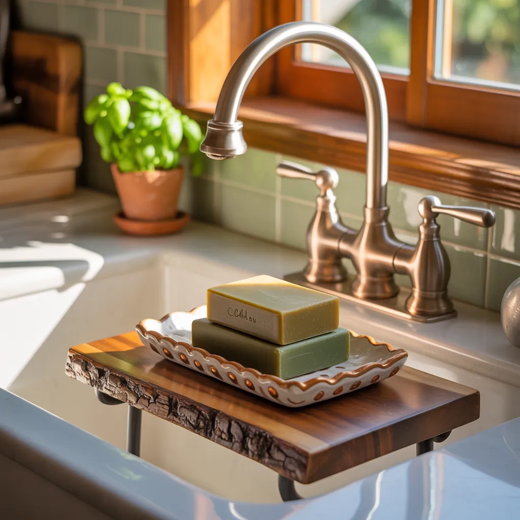 kitchen sink soap tray ideas