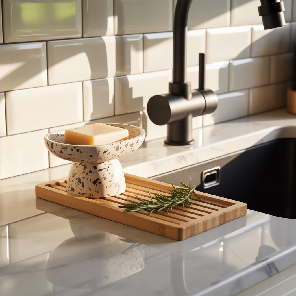 kitchen sink soap tray ideas