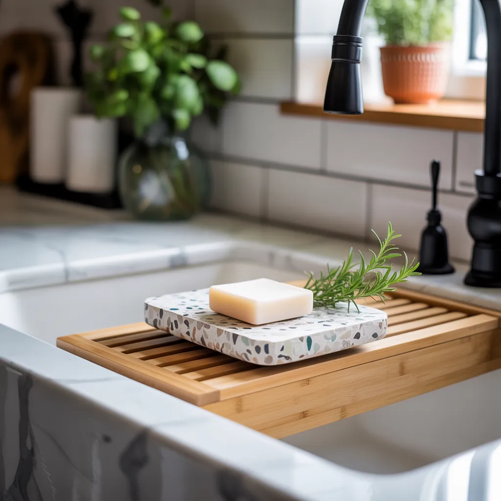 kitchen sink soap tray ideas