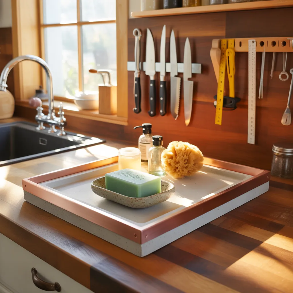 kitchen sink soap tray ideas