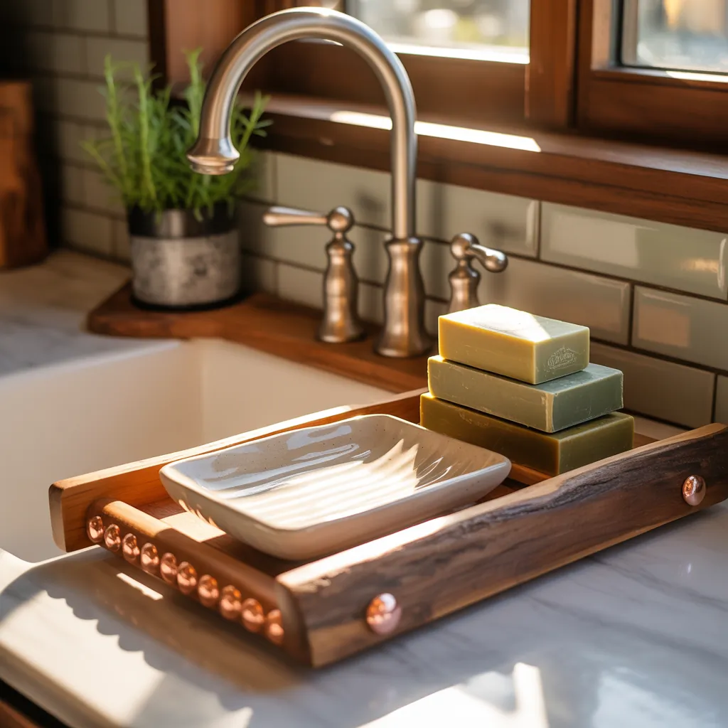 kitchen sink soap tray ideas