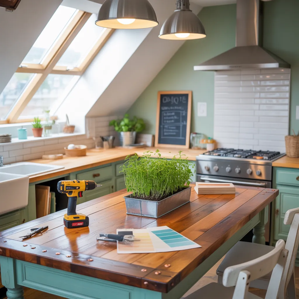 kitchen table makeover