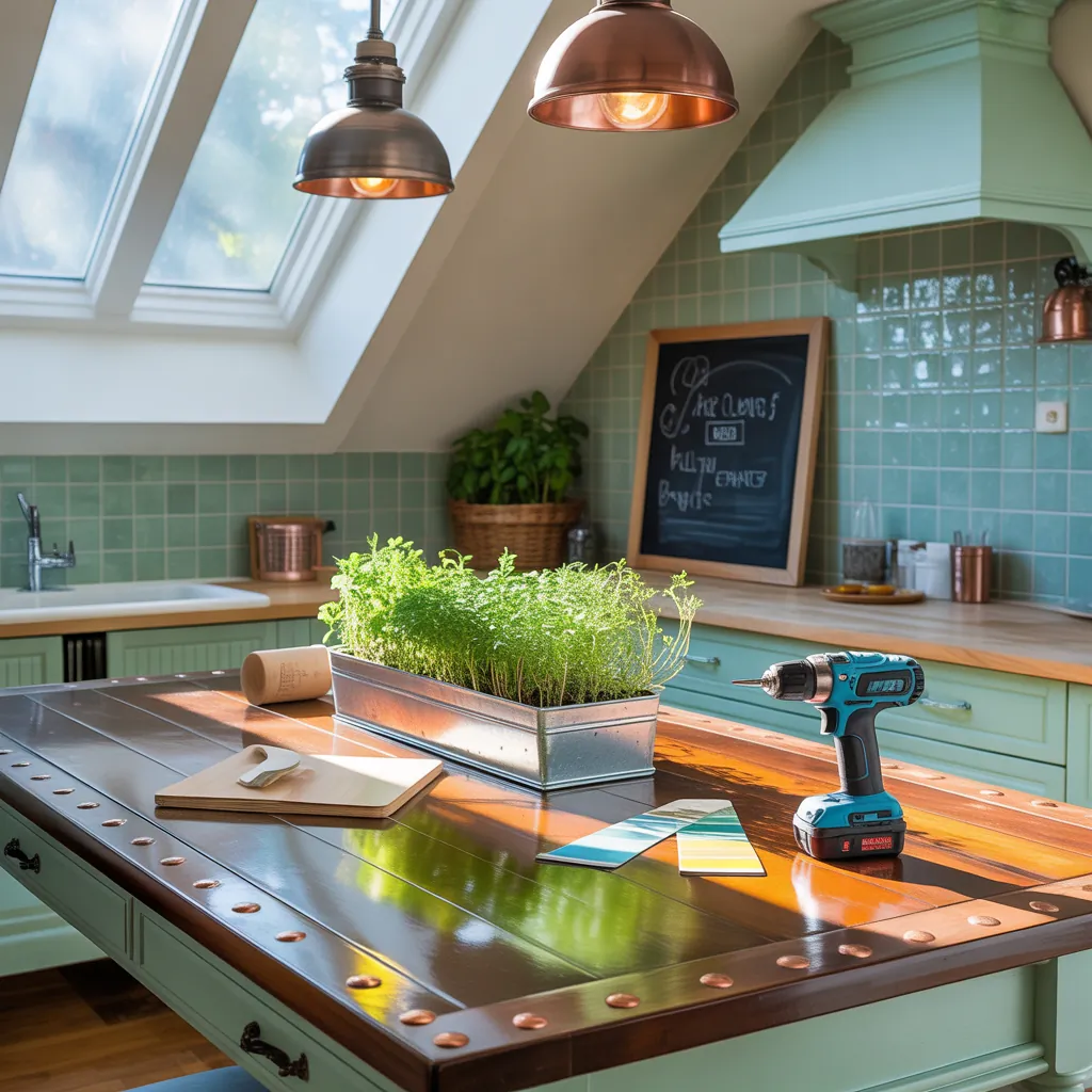 kitchen table makeover