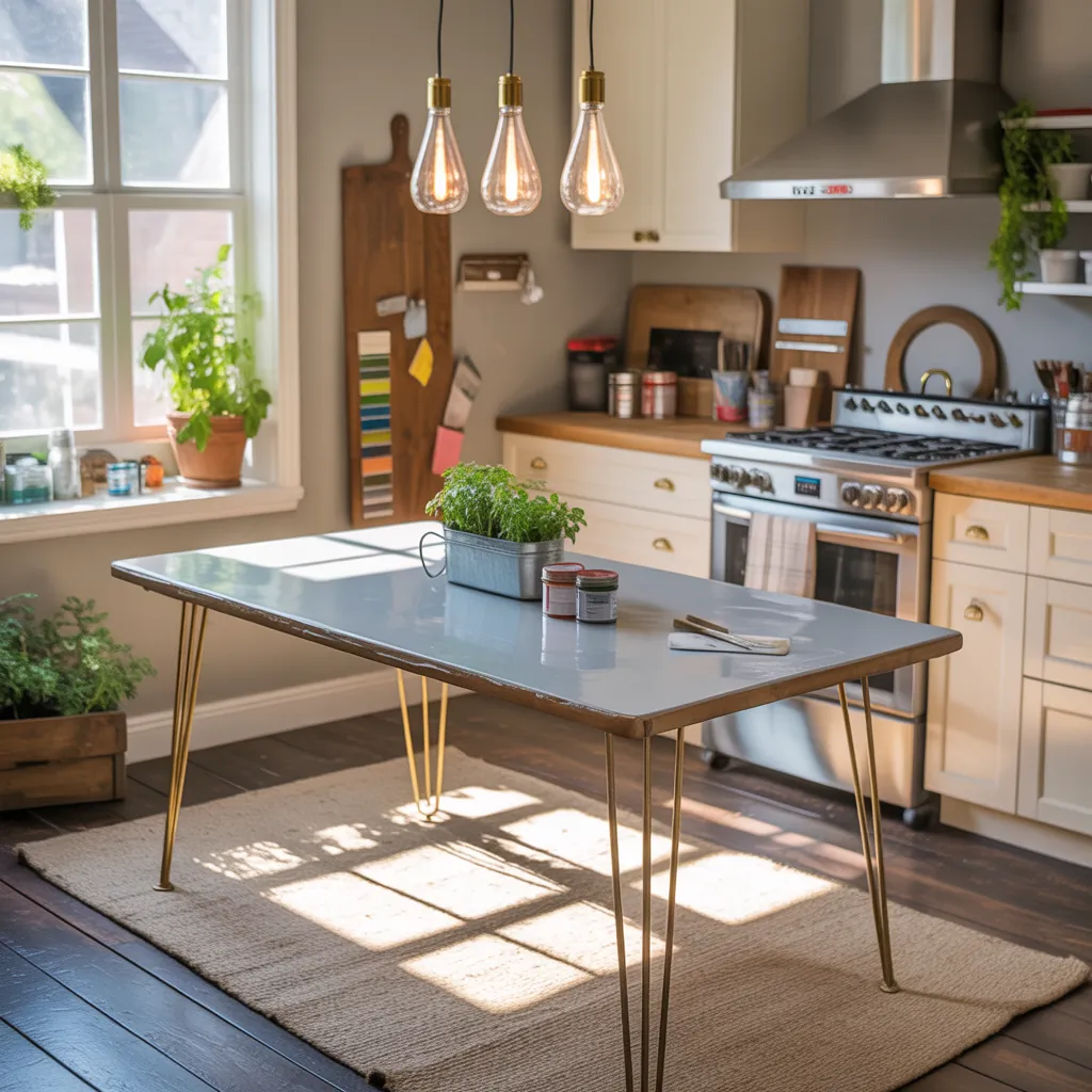 kitchen table makeover