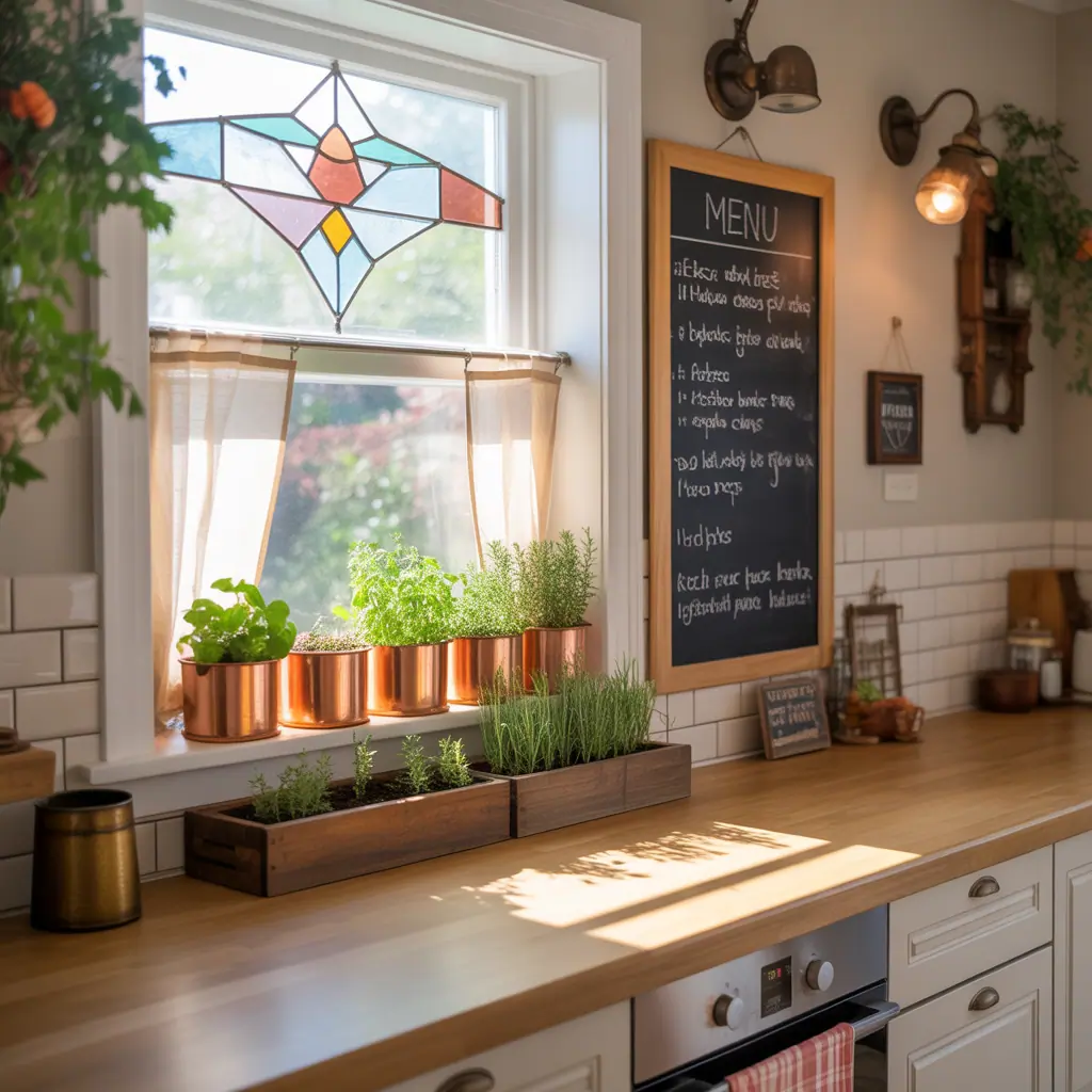 kitchen window decoration ideas