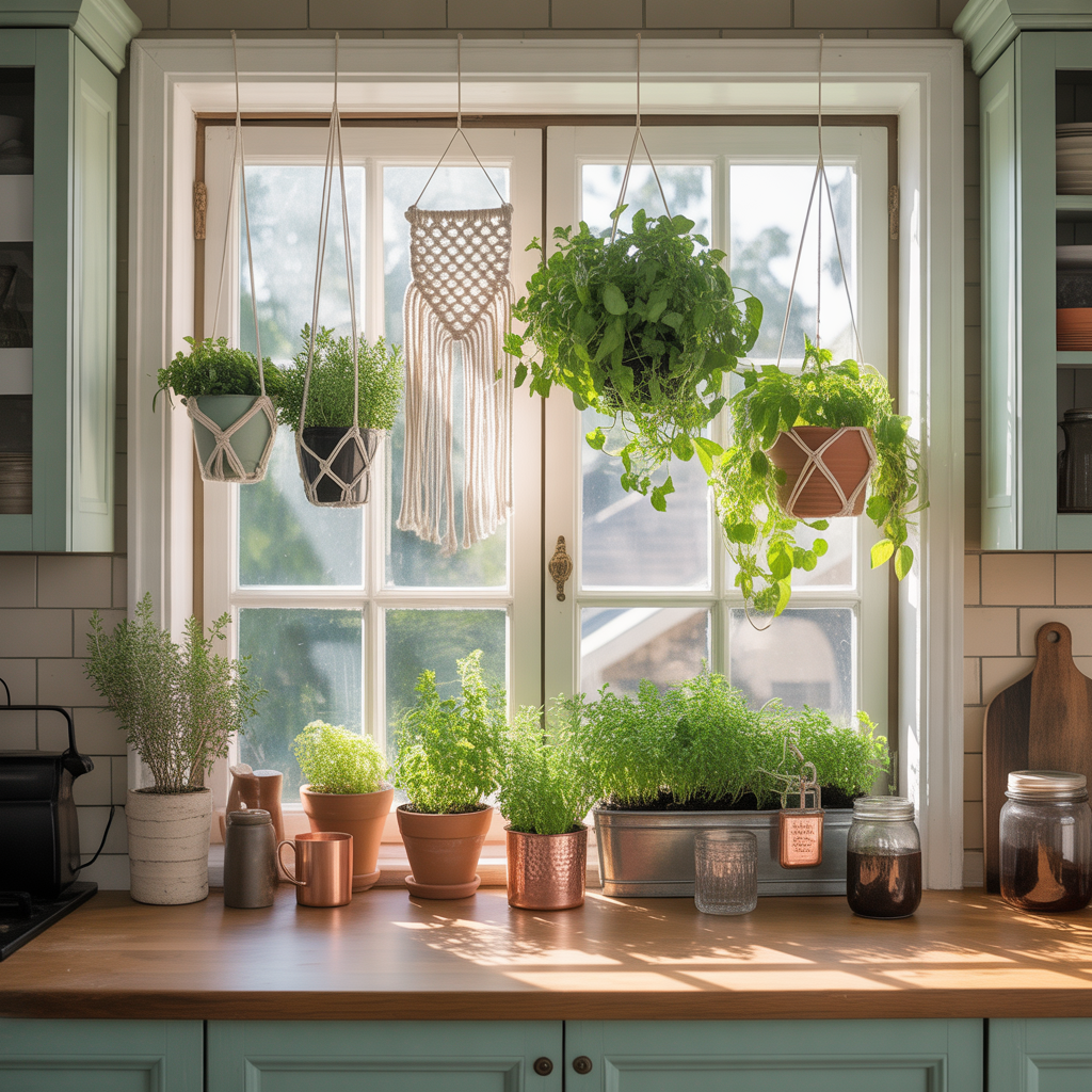 kitchen window decoration ideas