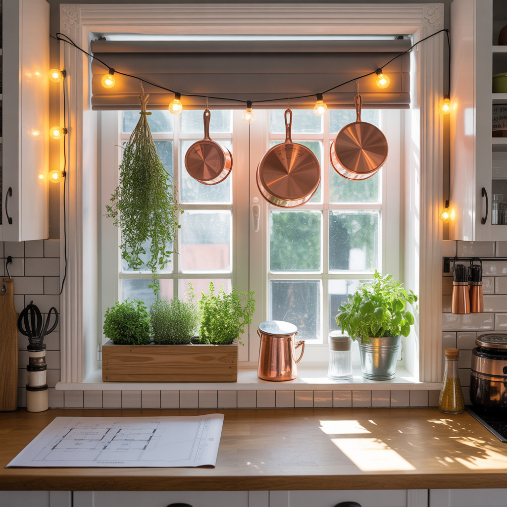kitchen window decoration ideas