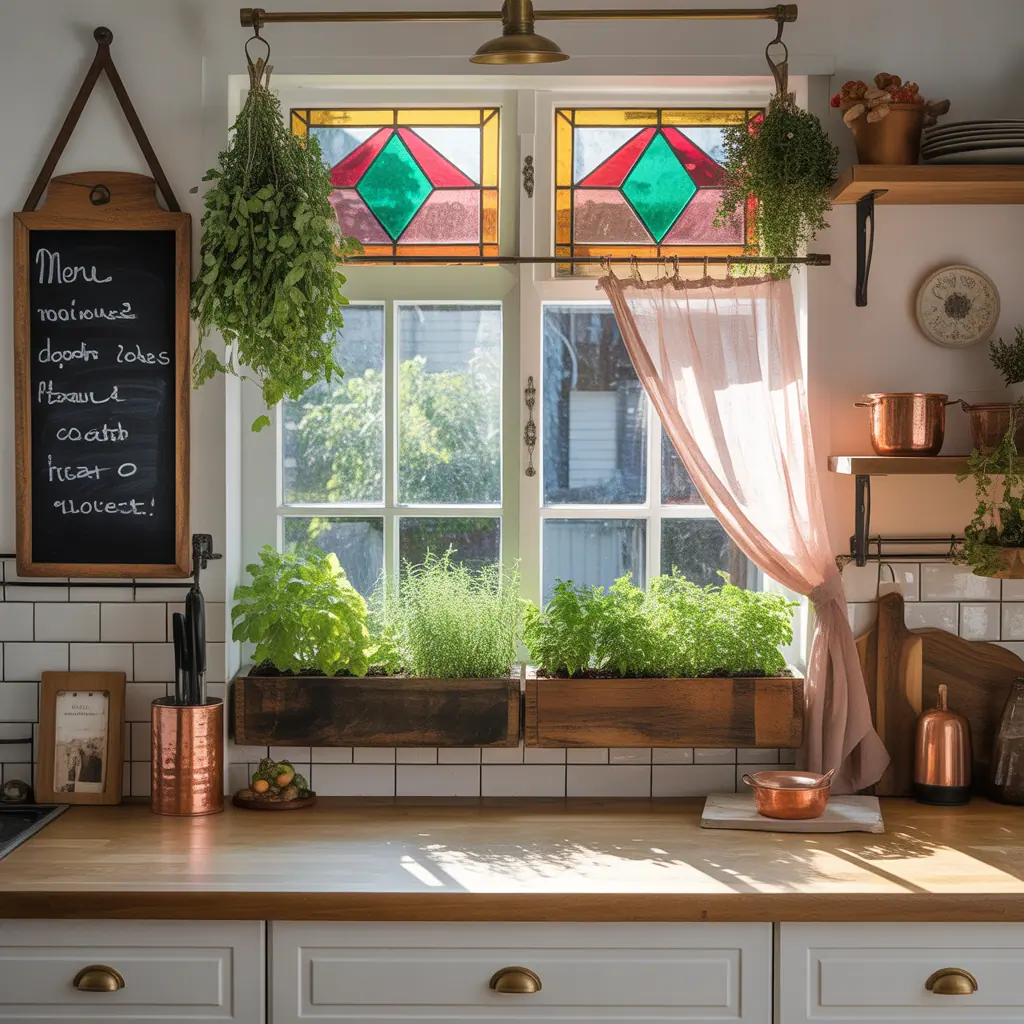 kitchen window decoration ideas