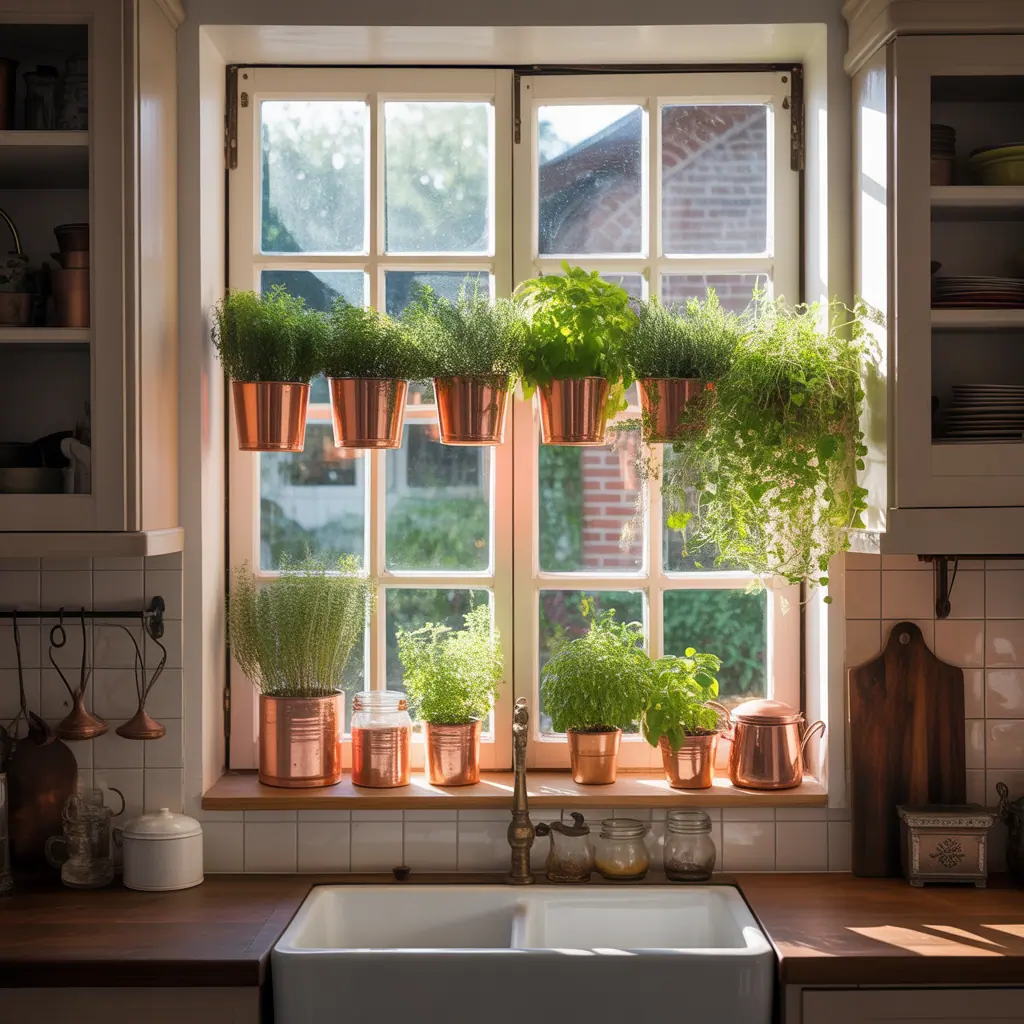 kitchen window decoration ideas