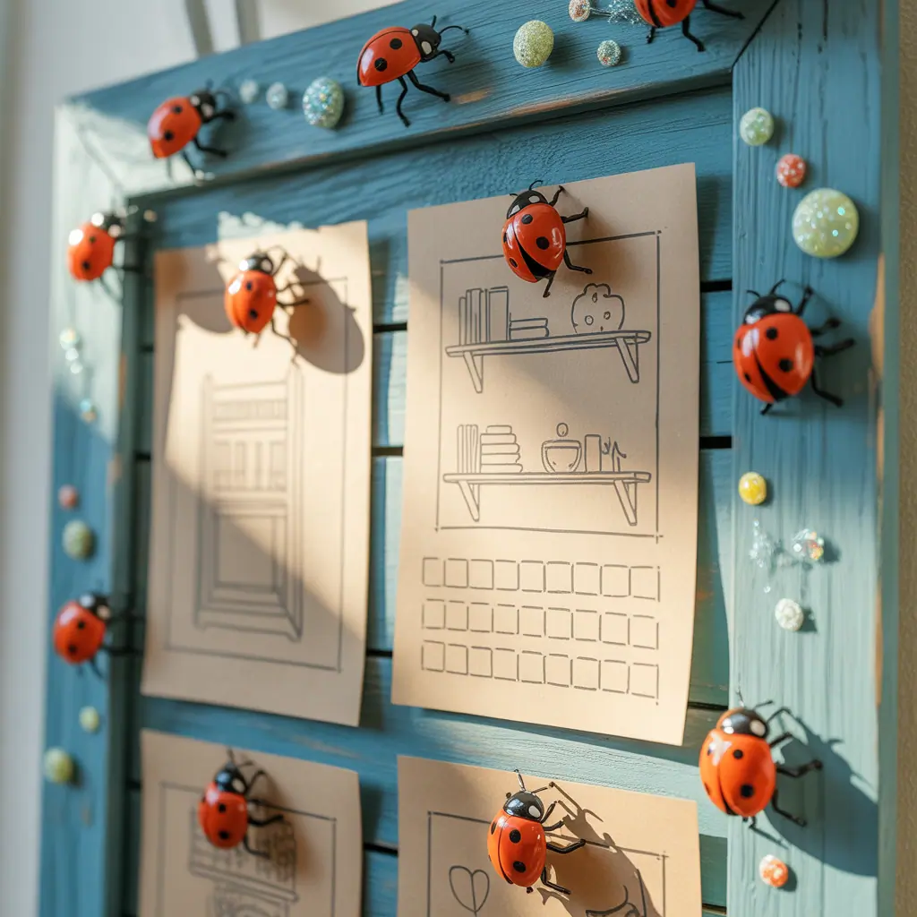 ladybug bulletin board concept