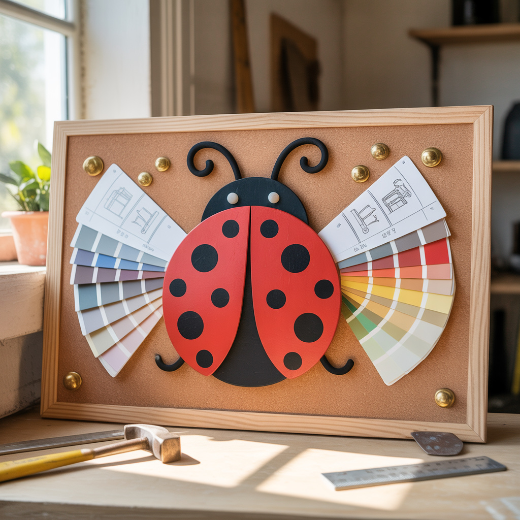 ladybug bulletin board concept
