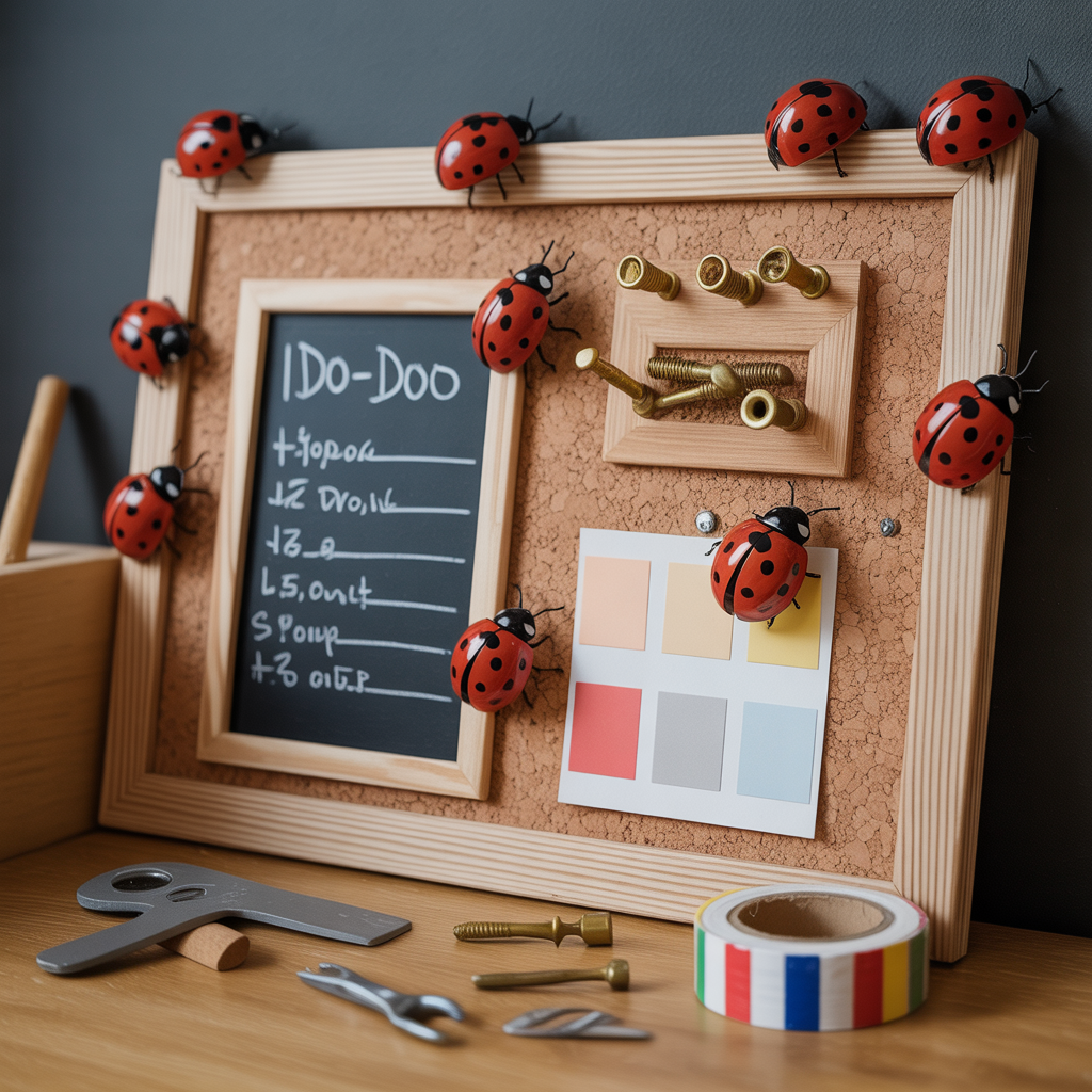 ladybug bulletin board concept