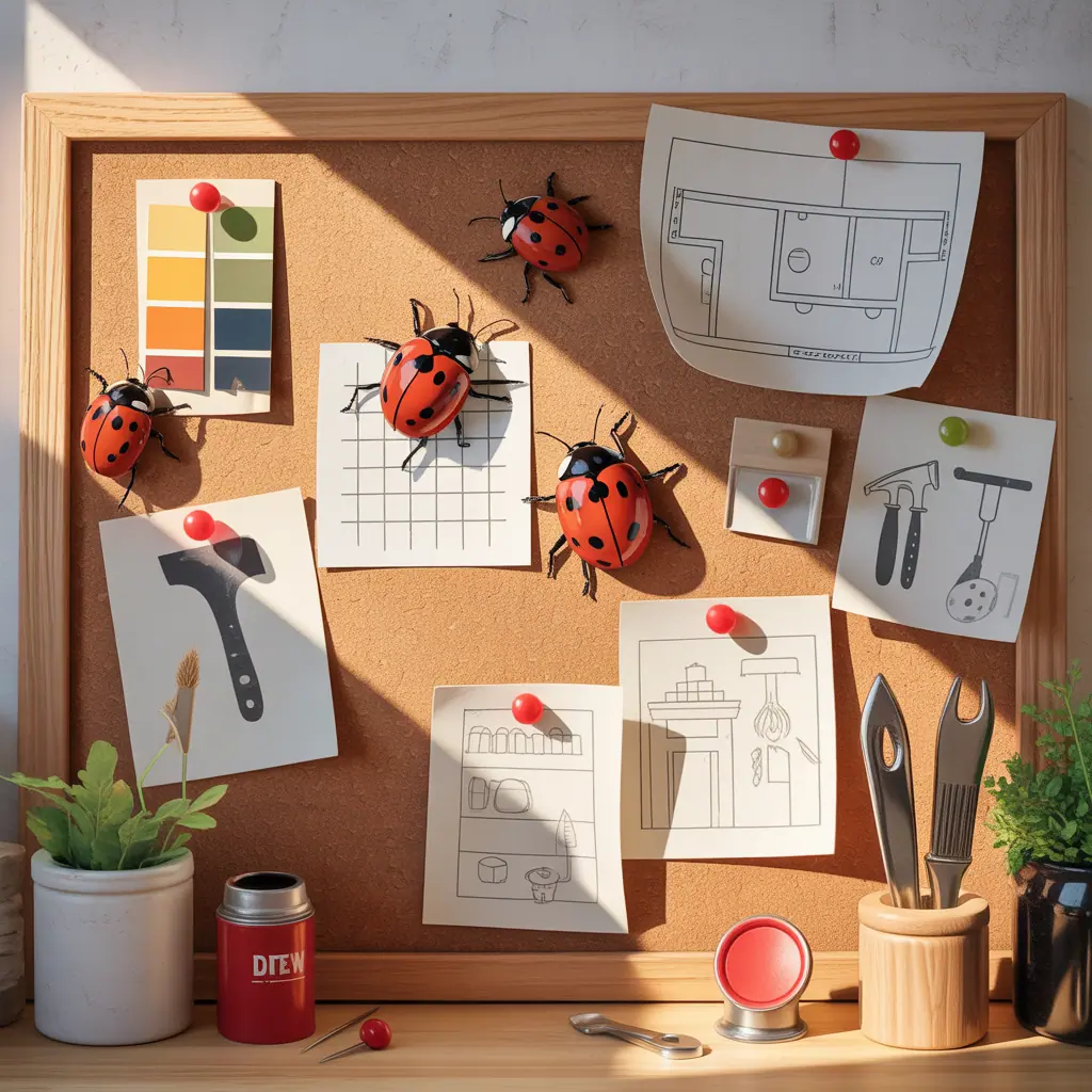 ladybug bulletin board concept