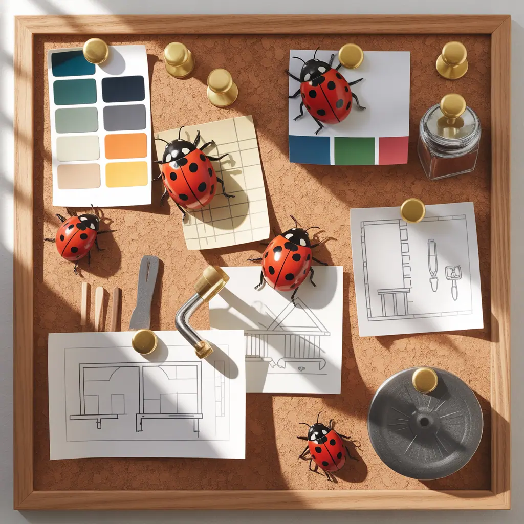 ladybug bulletin board concept