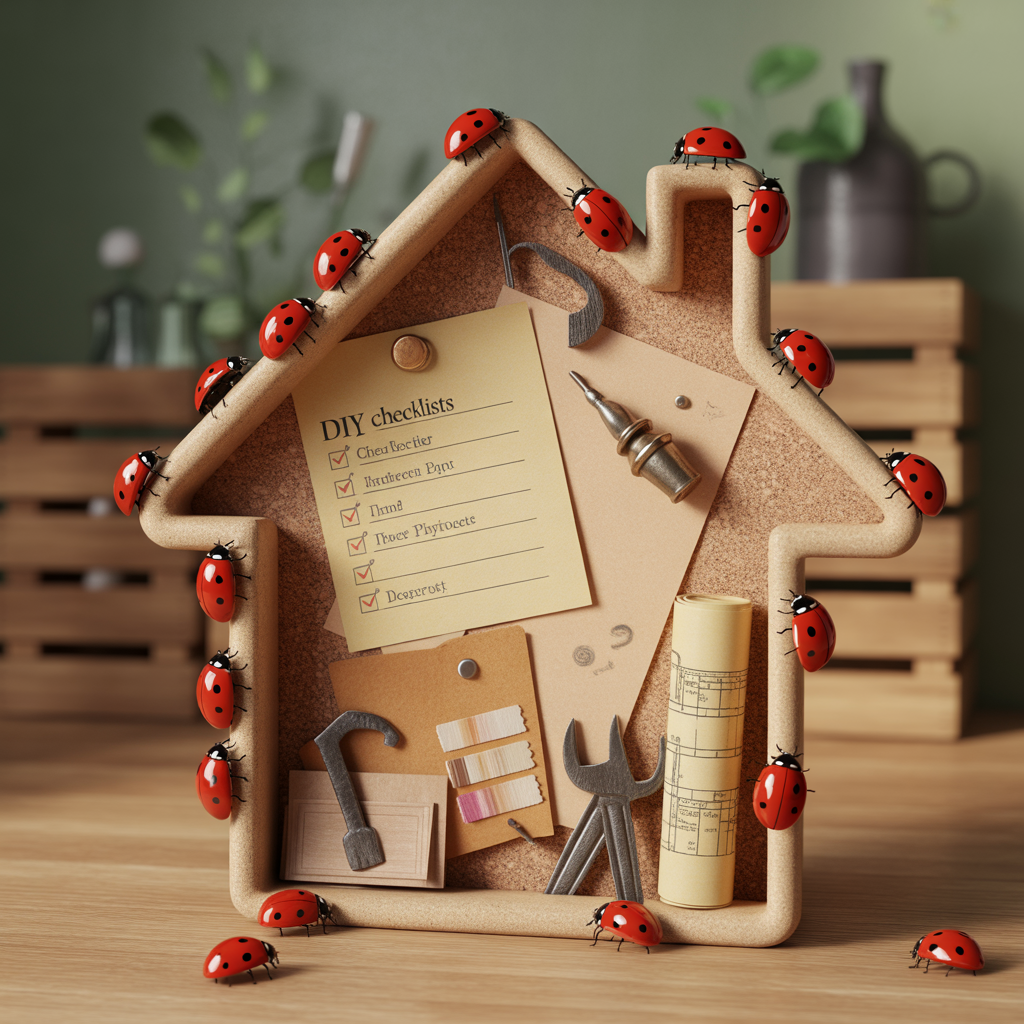 ladybug bulletin board concept