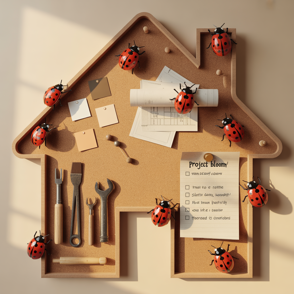 ladybug bulletin board concept