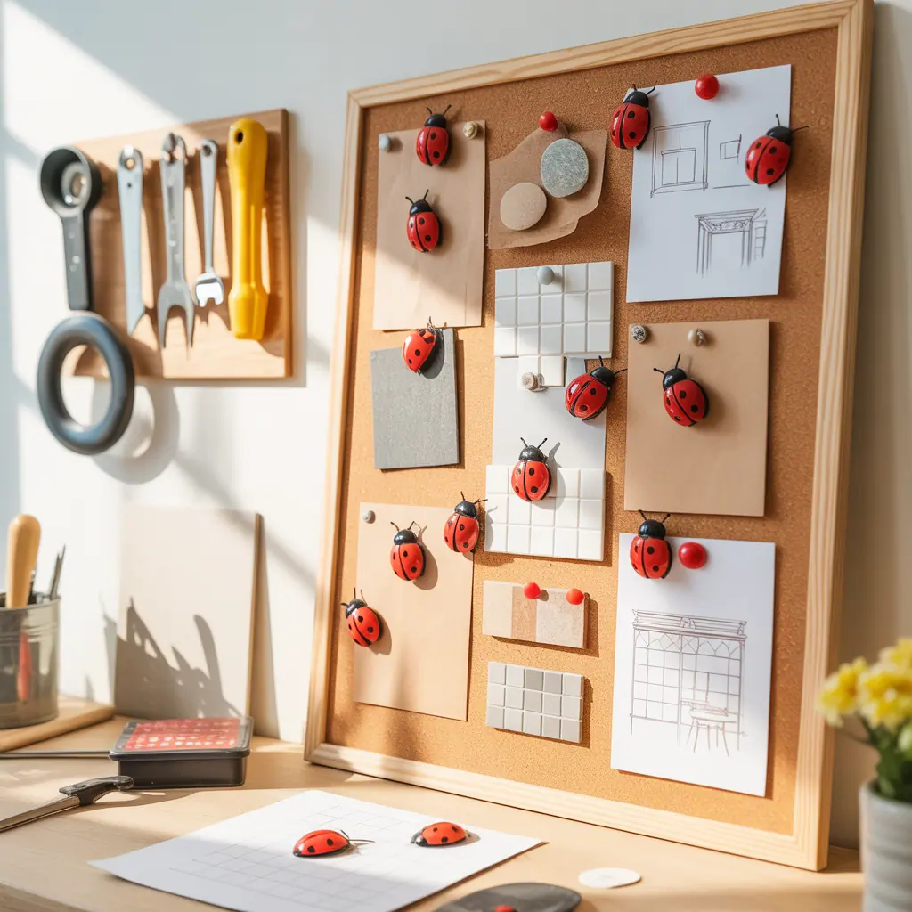 ladybug bulletin board concept