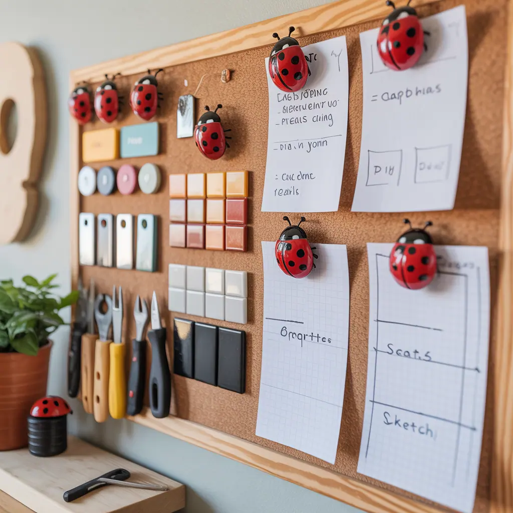 ladybug bulletin board concept