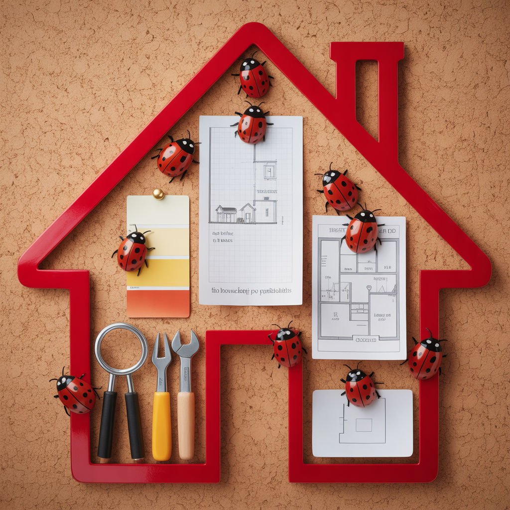 ladybug bulletin board concept