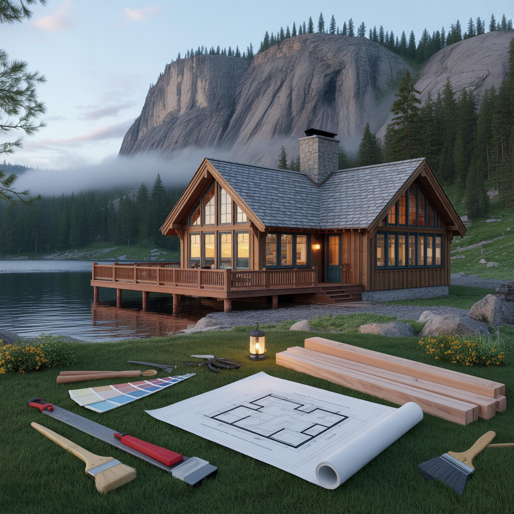 lake house mountain ideas