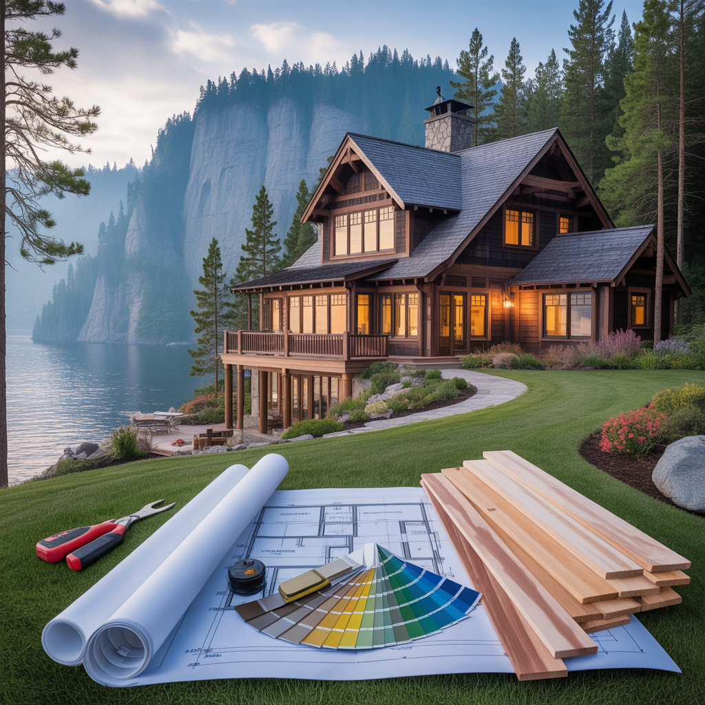 lake house mountain ideas