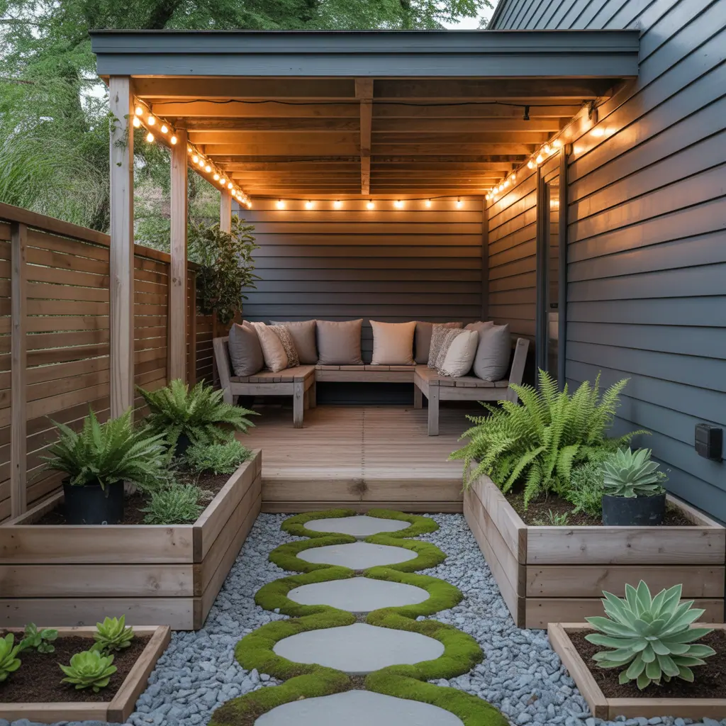 landscaping ideas under deck