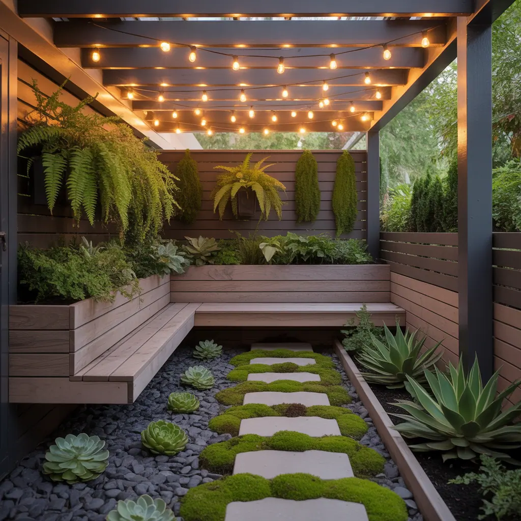 landscaping ideas under deck