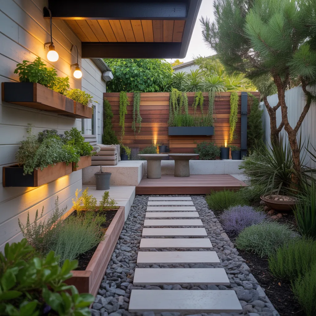 landscaping ideas under deck