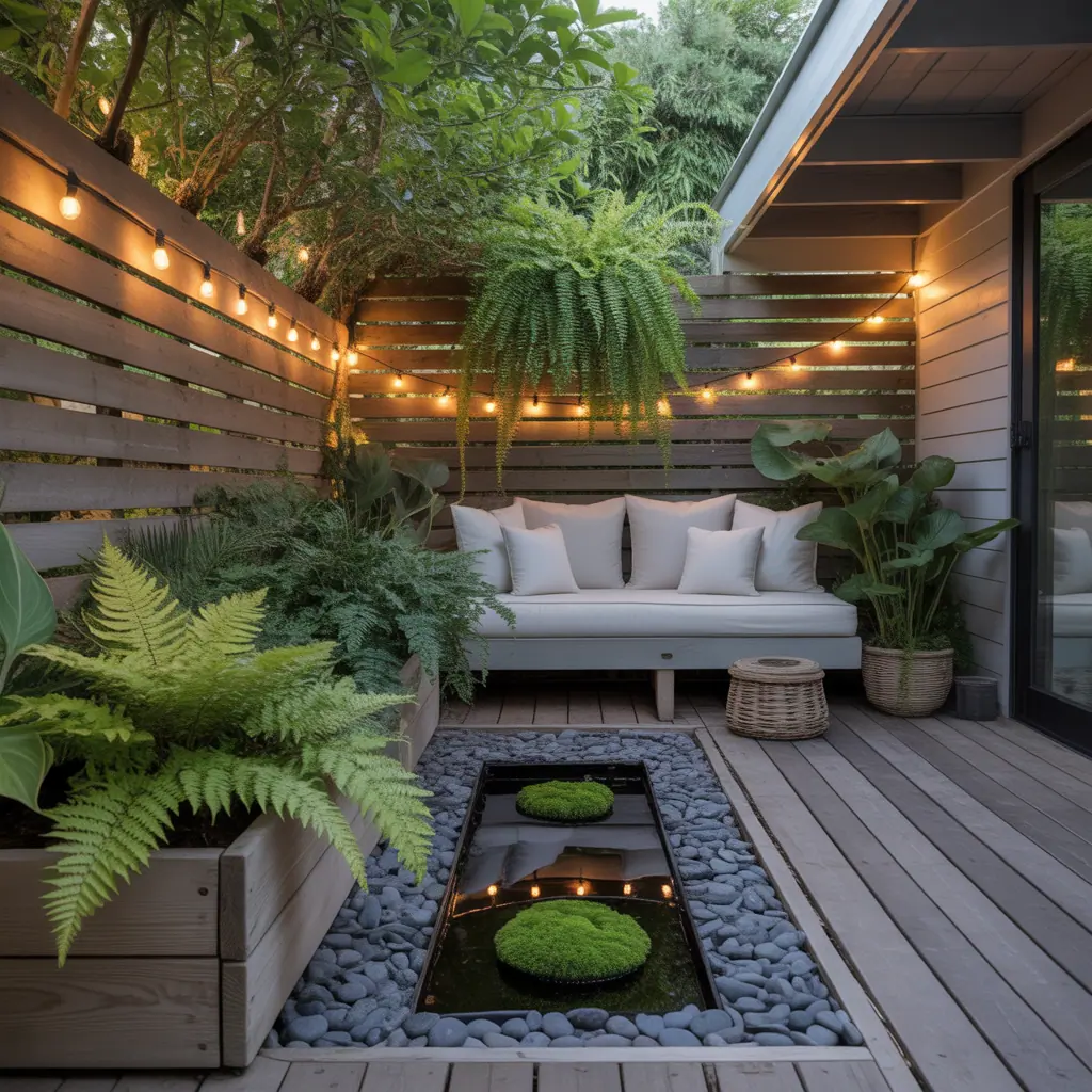 landscaping ideas under deck